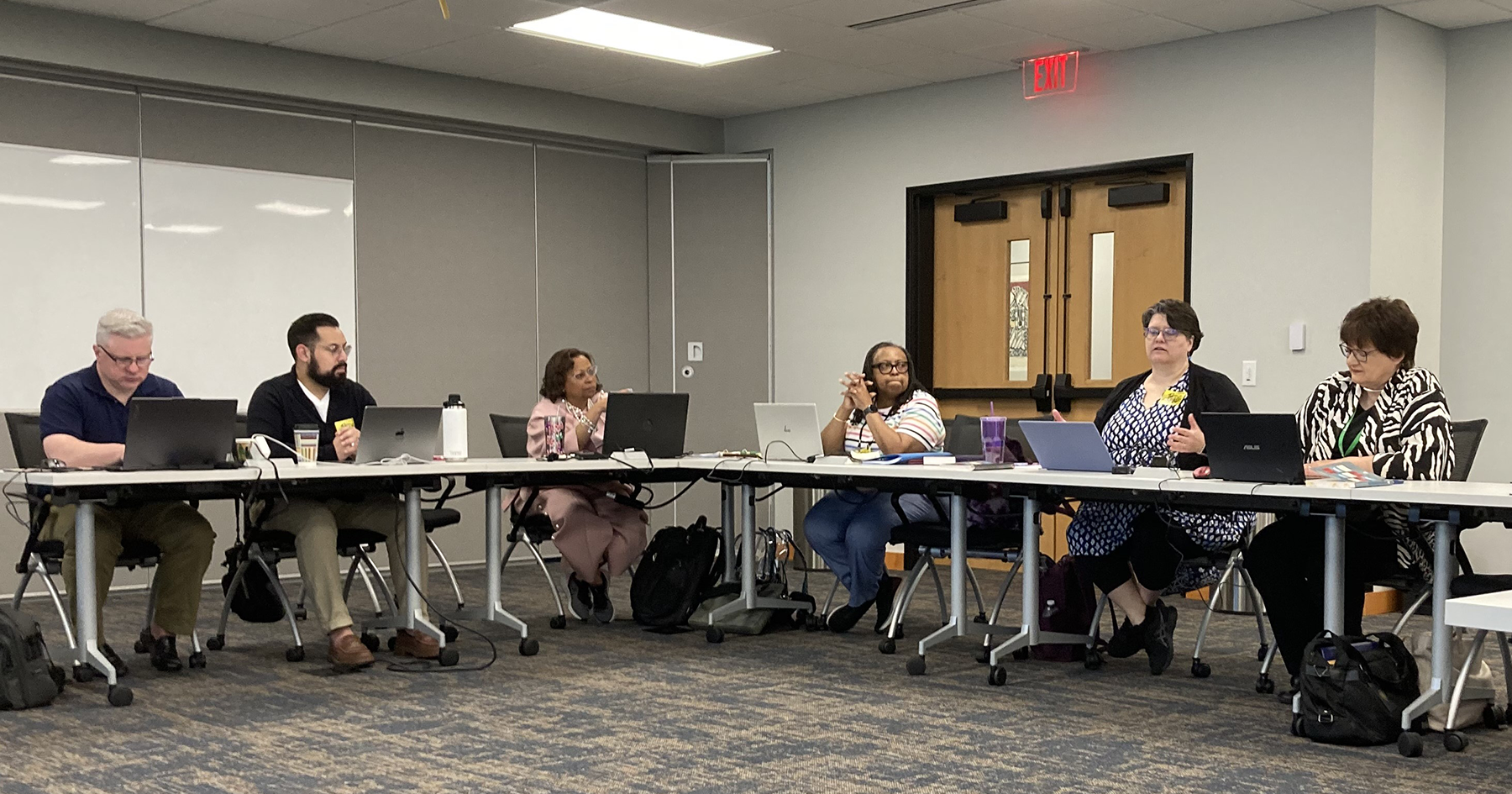 Some members of the Advisory Committee on the Constitution, April 2024, Presbyterian Center, Louisville.